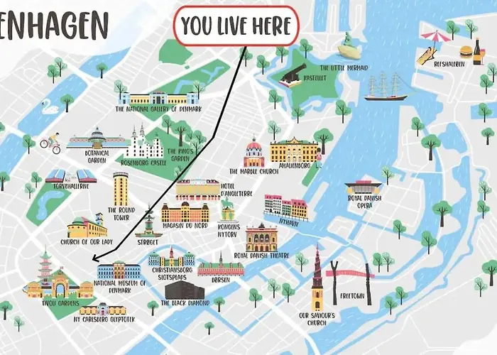 Family-friendly Flat Near Tivoli Gardens Lejlighed København